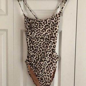 Jcrew animal print swimsuit
